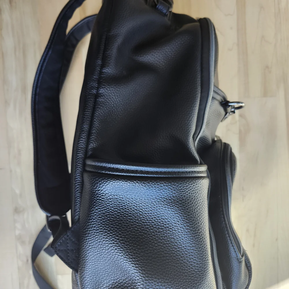 Itzy Ritzy Black Backpack Limited Edition Boss Diaper Bag RP Rachel Parcell